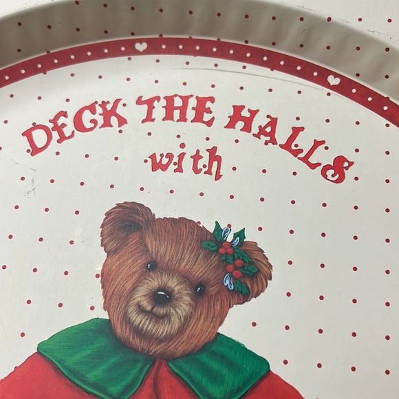 13 Inch Tin Christmas Cookie Tray - Picture 2 of 5